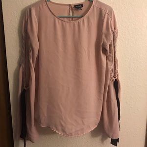Pink bow tie top